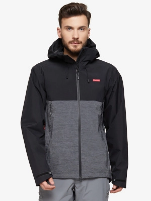 КУРТКА ШТРМ МУЖ PROTON СЕРЫЙ МЕЛАНЖ/ЧЕРНЫЙ 50