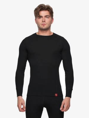 ТЕРМОБЕЛЬЕ ФУФАЙКА MERINO WOOL LJ ЧЕРНЫЙ L