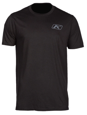 Футболка/Klim/RUN YOUR ENGINE SS T/Black - High Risk Red/L/
