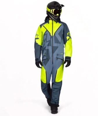 Комбинезон FXR Cold Cross CX F.A.S.T. с утеплителем (Lt Steel/HiVis, S)