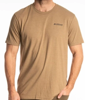 Футболка / Frontier Tri-blend Tee LG Coyote Brown Heather - Asphalt