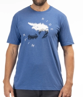 Футболка / Ride Tri-blend Tee MD Royal Frost - White