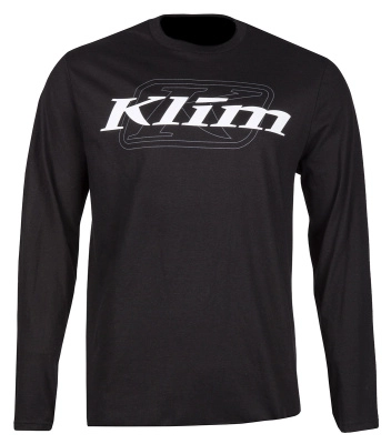 Кофта/Klim/K CORP LS T/Black - White/3XL/