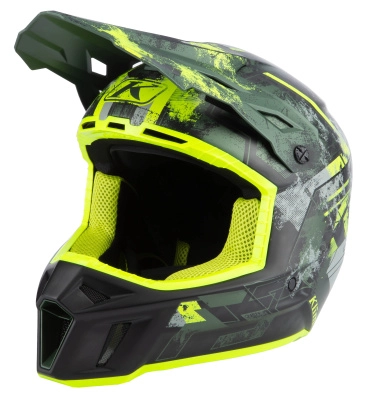 Шлем / F3 Carbon Helmet ECE XL Unruly Kombu Green - Hi-Vis
