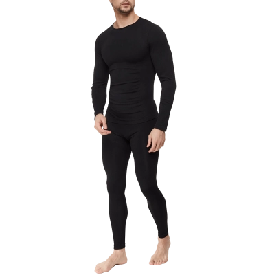 КОMПЛ ТЕРМОБЕЛЬЯ EXTRA FIT UNISEX МАЙКА С ДЛ.РУКАВОМ+БРЮКИ ЧЕРНЫЙ XXL