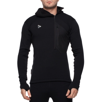 ТЕРМОБЕЛЬЕ ФУФАЙКА PS EXPLORER HOOD V2 ЧЕРНЫЙ 56