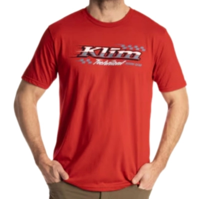 Футболка / Heritage Tri-blend Tee LG Classic Red - White