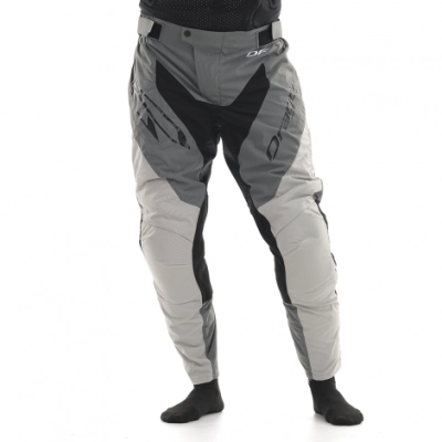 Брюки Эндуро Freeride DF Grey-Orange 2022 (Короткие)