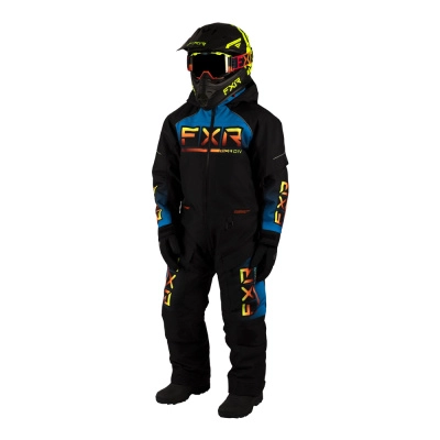 Комбинезон FXR Recruit (Black/Blue/Inferno, 6)