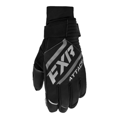 Перчатки FXR ATTACK с утеплителем (Black, L)