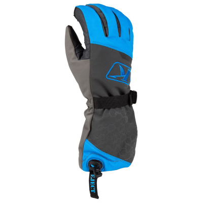 Перчатки/Klim/POWERXROSS GAUNTLET/Asphalt - Electric Blue Lemonade/XL/