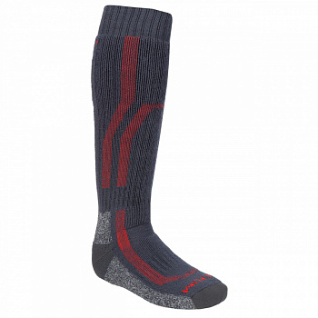 Носки / Aggressor Sock 3.0 LG Asphalt - Fiery Red