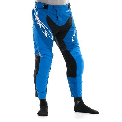 Брюки Эндуро Freeride DF Blue-Yellow 2022 (Короткие)