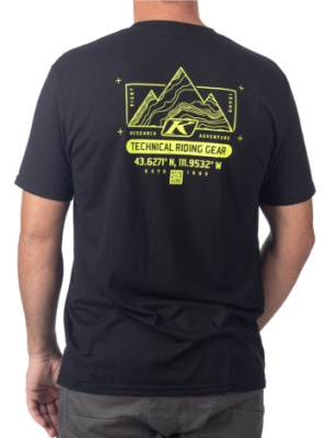 Футболка / Destination Tri-blend Tee MD Black - Hi-Vis