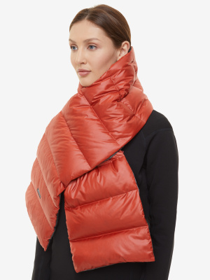 ШАРФ ПУХ D-TUBE SCARF LARGE ОРАНЖЕВЫЙ