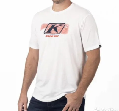 Футболка / Race Spec SS T XL White - Dress Blues