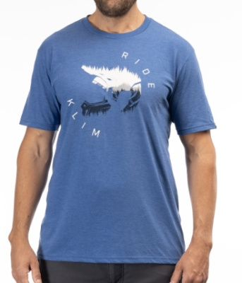 Футболка / Ride Tri-blend Tee MD Royal Frost - White