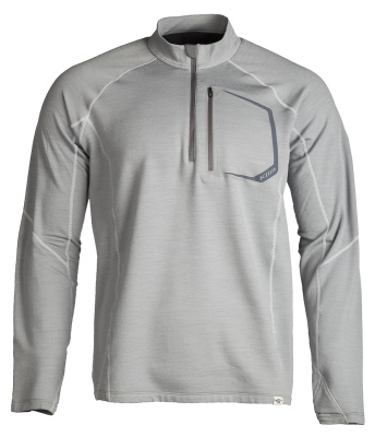 Средний слой Кофта / Teton Merino Wool 1/4 Zip 2X Gray