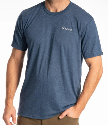 Футболка / Frontier Tri-blend Tee SM Heathered Neptune - Peyote