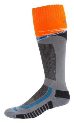 Носки / Aggressor Vented Sock MD Twoually - Monument - Strike Orange