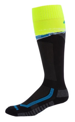 Носки / Aggressor Vented Sock MD Twoually - Black - Hi-Vis
