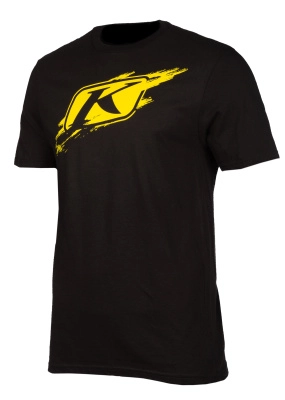 Футболка/Klim/SCUFFED SS T/Black - Yellow/XL/
