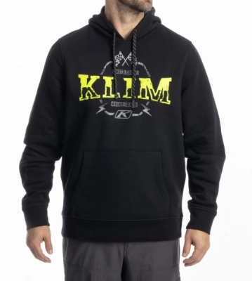 кофта / Dirt Rider Pullover Hoodie LG Black - Hi-Vis