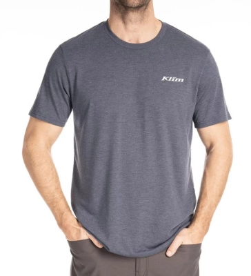 Футболка / Saddle Mountain Tri-blend Tee MD Navy Frost - Monument