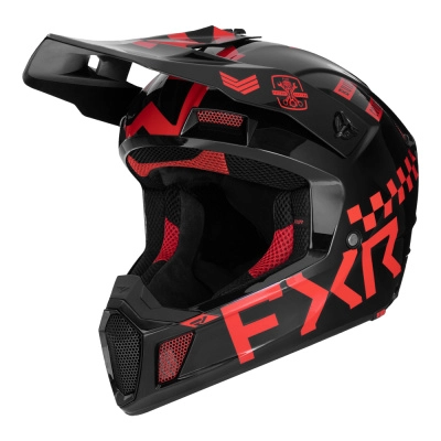 Шлем FXR Clutch Gladiator (Nuke Red, M)