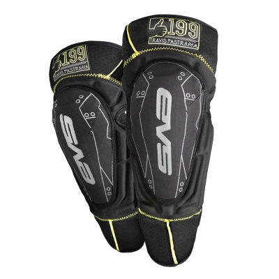 Детская защита колена и голени EVS TP199 (Black / Hi-Viz Yellow, OS Детский)