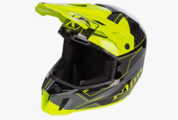 Шлем / F3 Carbon Helmet ECE 2X Velocity Black - Hi-Vis