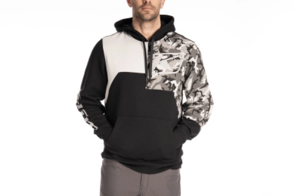 Кофта с капюшоном / Cliff Hanger Pullover Hoodie LG Black - Camo
