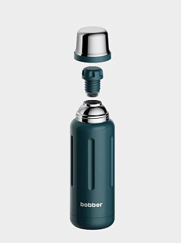 Термос для напитков, вакуумный, бытовой, тм "bobber". Объем 770 мл. Артикул Flask-770 Deep Teal-swg