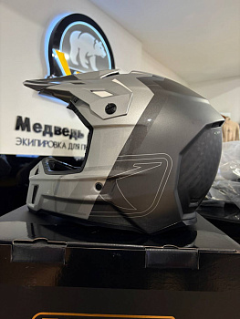 Шлем / F3 Carbon Pro Off-Road Helmet ECE LG Tilt Gloss Asphalt - Monument