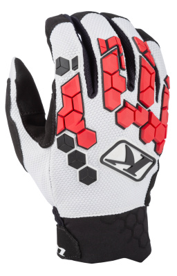 Перчатки / Dakar Glove LG White - Black