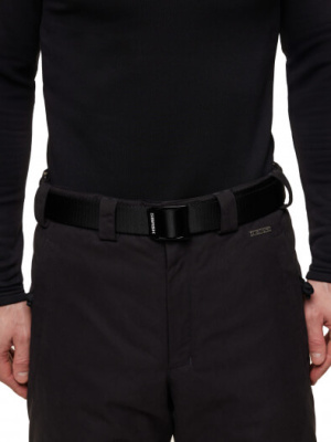 РЕМЕНЬ ПОЯСНОЙ LOGO BELT ЧЁРНЫЙ ДО 110 СМ