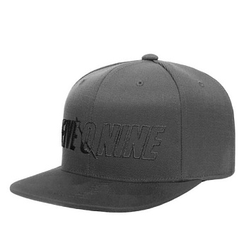 Бейсболка 509 Flat Brim CVT Snapback с утеплителем (Charcoal Gray, ONE SIZE FITS ALL)