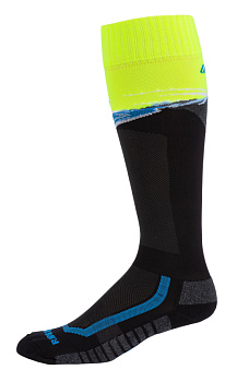 Носки / Aggressor Vented Sock MD Twoually - Black - Hi-Vis