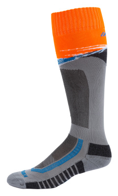 Носки / Aggressor Vented Sock MD Twoually - Monument - Strike Orange