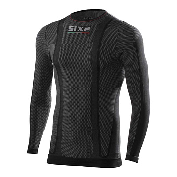 Термокофта SIXS TS2W утепленная, взрослые, унисекс (Black Carbon, M)