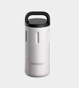 Термос питьевой, вакуумный, бытовой, тм "bobber". Объем 0,59 литра. Артикул Bottle-590 Sand Grey