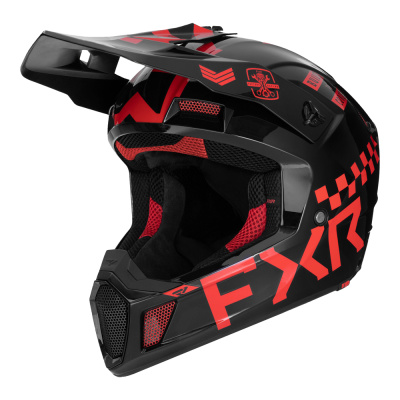 Шлем FXR Clutch Gladiator (Nuke Red, L)
