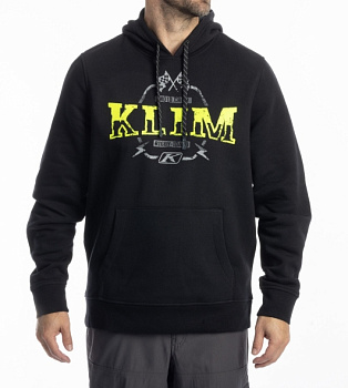 кофта / Dirt Rider Pullover Hoodie LG Black - Hi-Vis