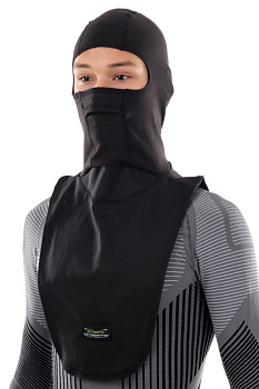 Детский ветрозащитный подшлемник Зимний 3 с прорезью против намерзания конденсата (теплый верх)