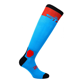 Носки SIXS LONG RACING (Turquoise/Red, III)