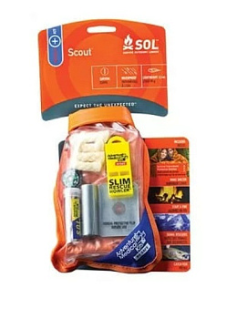 Комплект для выживания/Klim/S.O.L. SURVIVAL PAK/Black/one/