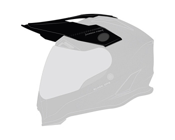 Козырек / Visor for Delta R3 Carbon Fiber Helmets ONE SIZE FITS ALL Black Ops