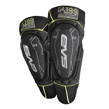 Детская защита колена и голени EVS TP199 (Black / Hi-Viz Yellow, OS Детский)