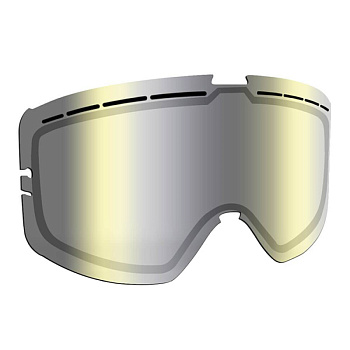 Линза 509 Kingpin с подогревом (Chrome Mirror Yellow Tint)