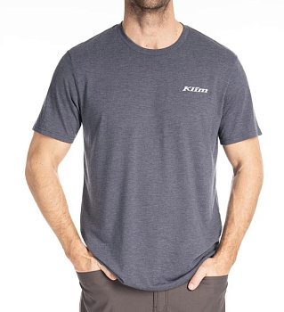 Футболка / Saddle Mountain Tri-blend Tee MD Navy Frost - Monument